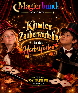 Banner Kinder Zauber-Workshop im Herbst - Dingolfing 