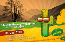 Banner 11. Orientierungswanderung der El Punto Gringos e.V.