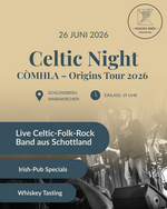 Logo CÒMHLA 🎻Celtic Folk Rock Live aus Schottland!