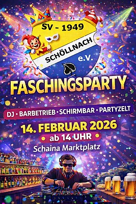 Banner Faschingsparty